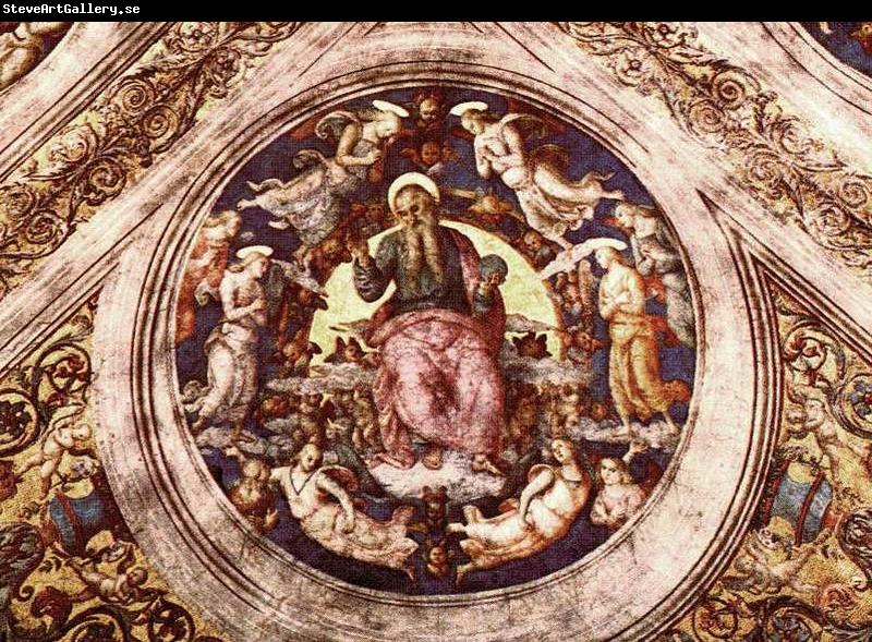 Pietro Perugino God the Creator and Angels